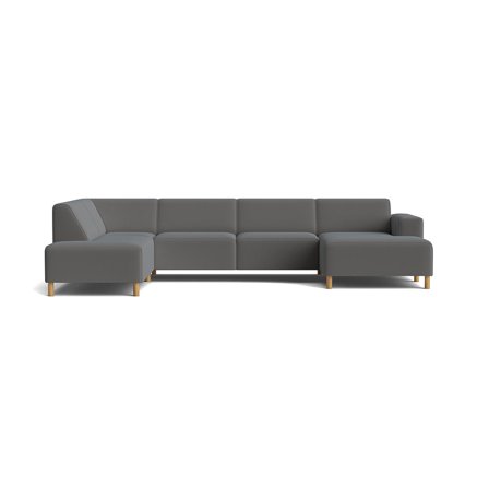 Seam U-Form Sofa, rechts