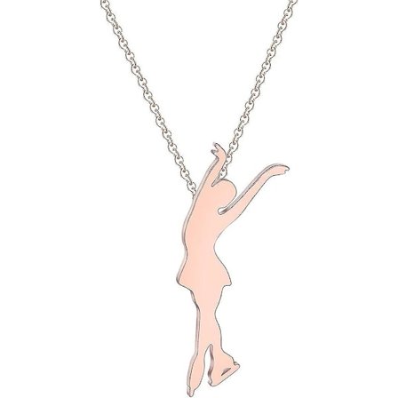 Skøjteløb Halskæde Isskøjte Choker Halskæder Til Kvinder Steampunk Danser Sports Smykker 316l Stål Charm Kraver