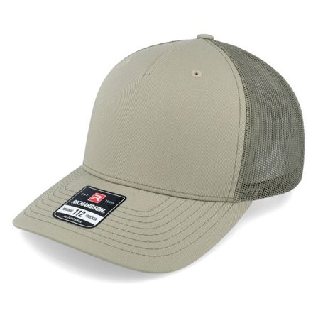 Richardson - Grön trucker Keps - 112fp Split Pale Khaki/Loden Trucker @ Hatstore