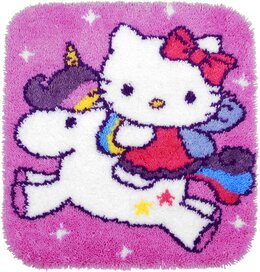 Ryamatta Hello Kitty på enhörning