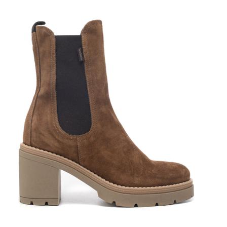 Nerogiardini, Heeled Boots Brązowy, Kobieta, Rozmiar: 39 EU