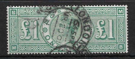 England 1887 - AFA 99 - Stemplet
