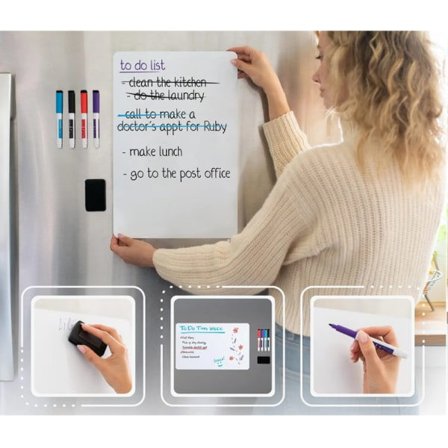 IC Fläckbeständig Magnetisk Vittavla för Kylskåp