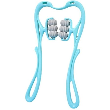 Massager Justerbar Seks-hjuls Manuel Pressing Skulder Afslapning Muskler Massage Rulle Halshvirvelsøjle