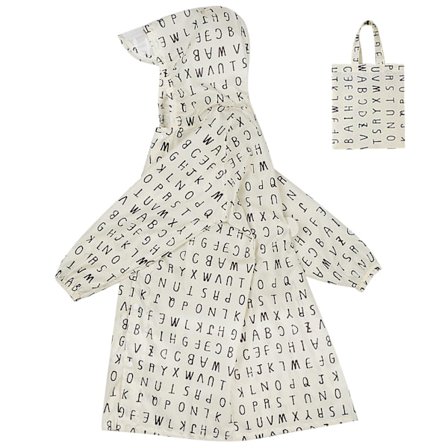 Regnfrakk, studentponcho, lett regnfrakk, vanntett jakke S(S)