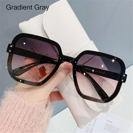 Överdimensionerade solglasögon Dam Solglasögon GRADIENT GREY GRADIENT