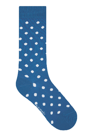 BleuForêt Socka, prickar Strumpor Herr Blå 43/46