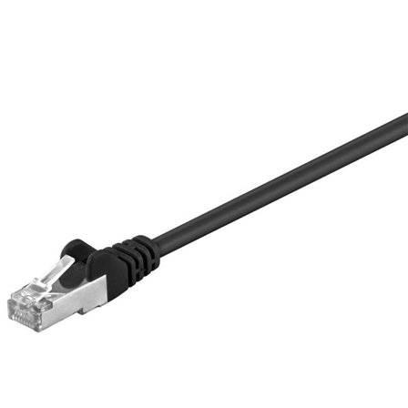 Goobay CAT 5e SF/UTP 5m Patchkabel Sort