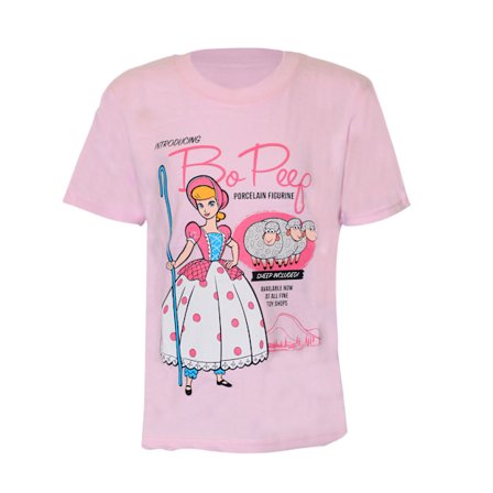 Toy Story T-shirt för flickor Bo Peep 7-8 år Ljusrosa