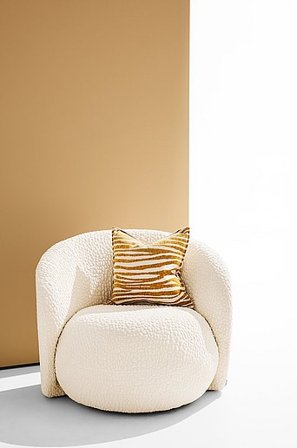 Jotex - Sessel Sperrholz/Polyester/Polyätherschaum/Teddyfleece Bloom - Kaufen Pastill - Möbel bei Jotex