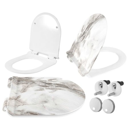 REA WC-ISTUIN 203 LAVA MATT DUROPLAST/SLIM/ZM WHITE