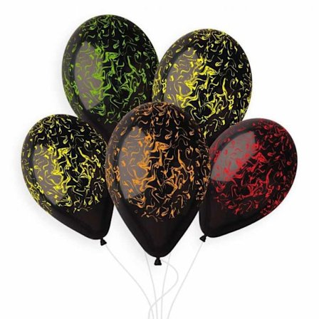 Marmor luftballong, 5 st ballonger 13 tum (33 cm)