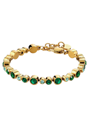 Dyrberg & Kern TERESIA EMERALD GREEN MIX Armband Dam Grön ONESIZE