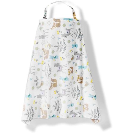 Stor Amningsfilt, Andningsbar, Mjuk för Fullständig Sekretess (Vit Zoo)