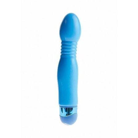 Classix Powder Puff Massager Vibrator, Blå