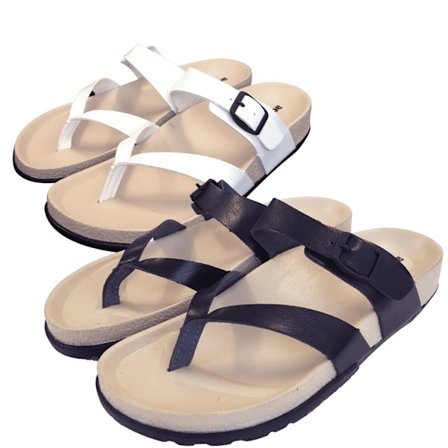 Sandaler Aerosoft Soft Unisex - vit eller svart