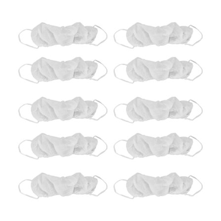 10 stk engangsbh vevd fri spa salong topp plagg undertøy bh for kvinner jenter hvit