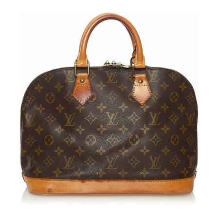 Louis Vuitton Vintage, Handbag Bruin, Dames, Maat:ONE Size