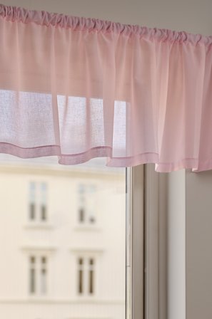 Jotex - Gardinkappe Marshmallow rosa - CORINNE - Kjøp Gardinkapper hos Jotex