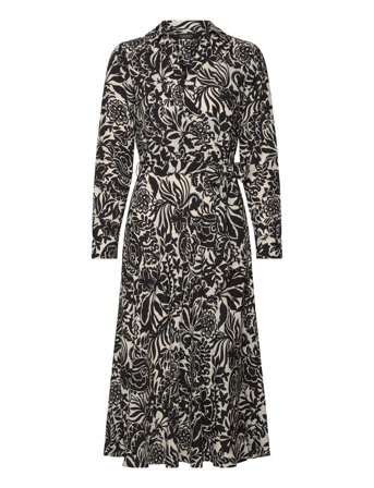 Lauren Ralph Lauren | Floral Crepe Midi Dress | 32