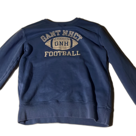 Blå sweatshirt från Gant med tryck