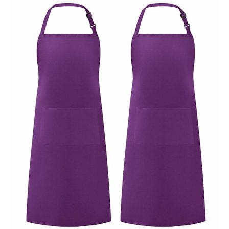 2-pack lila förkläden