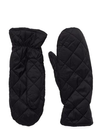 Slfamada Padded Mitten B Black Selected Femme