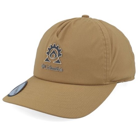 Columbia - Brun unconstructed Keps - Landroamer Icon Alta Crest 3D Stretch Caramel 110 Dad Cap @ Hatstore