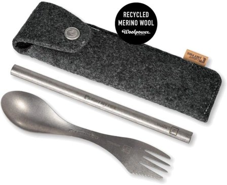 Light My Fire Spork'n Straw Kit Titanium