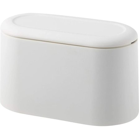 IC Dubbellagers Push-Pull Papperskorg (Vit)