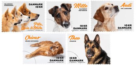 Danmark 2019 - Hunde - Postfrisk sæt 5v