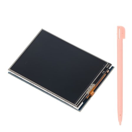 3.5 tuuman 480x320 kosketusnäyttö Raspberry Pi 4B/3B:lle, resistiivinen kosketusnäyttö SPI V3.0:lle kynällä (S)