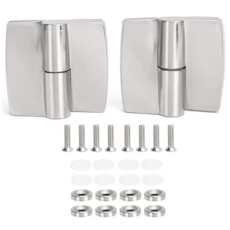 2 STK Gravity Hængsel Aluminium Legering Hængsel til Møbeldør Hardware Dele Brug Højre Side 8.5x8cm