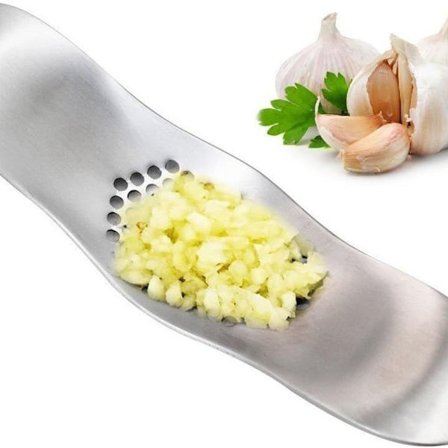 Vavoost hvidløgspresser Hvidløgsrocker i metal konstruktion, lavet af rustfrit stål, solid KLB