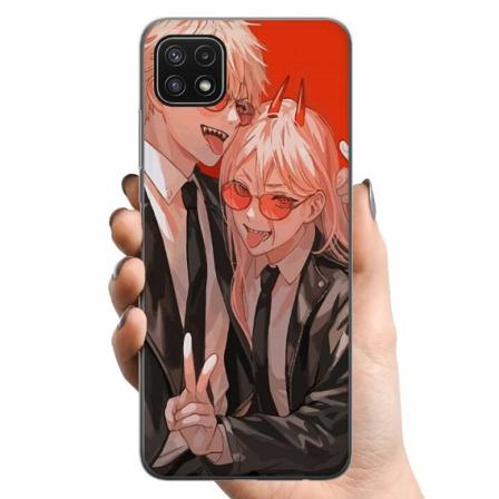 Samsung Galaxy A22 5g Tpu Mobilskal Chainsaw Man