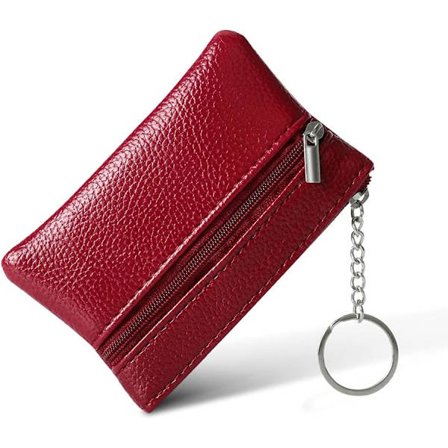 Damepung, myntpung, dame, skinn, liten pung, mote, kort pung, Min og glidelåslomme for kvinner og tenåringsjenter