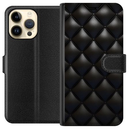 Yhteensopiva Lompakkokotelo Apple Apple iPhone 14 Pro Max Nahka Musta