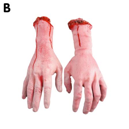 Halloween Fake Hand Finger Ben Foot Heart,cosplay Supplies Hallo