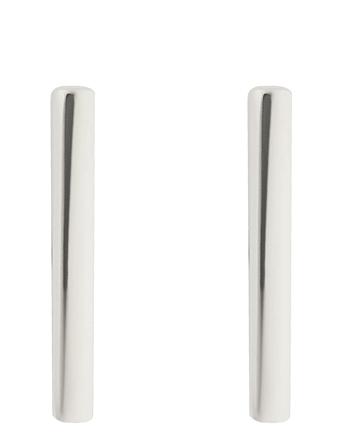 Strict Plain Bar Earrings Silver Ørestickere Smykker Sølv Syster P