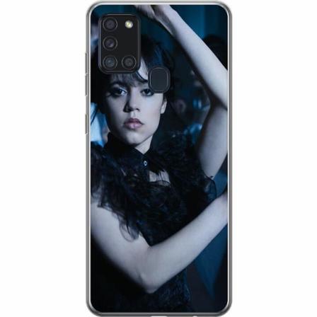 Samsung Galaxy A21s Genomskinligt Skal Wednesday Addams