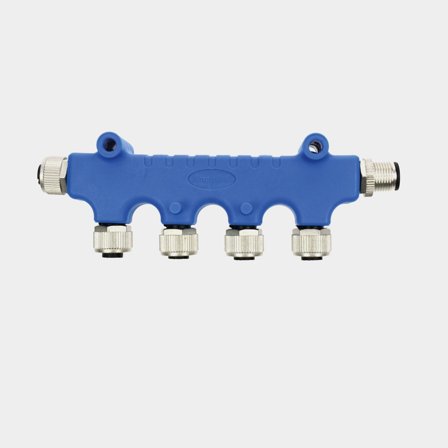 T-kobling NMEA 2000 (4-vejs) Amphenol LTW, 1 han + 5 hun
