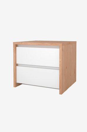 Tvilum - Natbord Next 2 skuffer - Brun - Sengeborde - Fra Homeroom