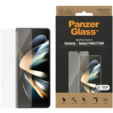 PanzerGlass Classic Monter antibakterielt glass for Samsung Galaxy Z Fold 5 / Z Fold 4