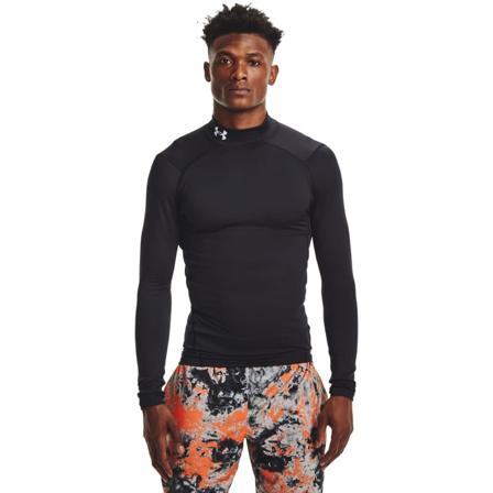 Under Armour Men's UA CG Armour Comp Mock Men base layer tops Grey S