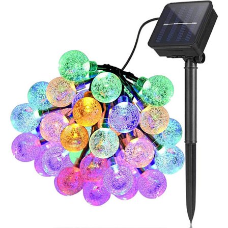 Solar Lights Outdoor, 5m 30 LED, Vattentäta