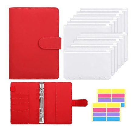 Budting Pengekonvolut, 15 stk Budt-bindere Sæt, Med Pengekonvolut, A6 Binder, Til Opsparing