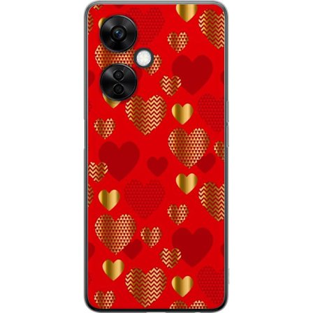 Yhteensopiva Puhelinkuori OnePlus OnePlus Nord CE3 GoldenHearts