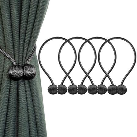 Magnetgardinspänne (svart)