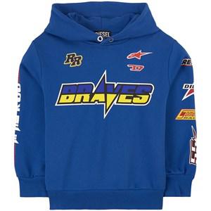 Kids - Diesel Surf The Web Blue Sgirhood-Astars Hoodie 8 Years - Jumpers and knitwear - 8 years - Blue