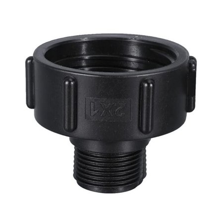 Kopplingsadapter till IBC-tank S60x6mm till 1'' gänga 2-pack